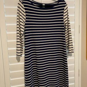 Old Navy cotton striped dress size large
